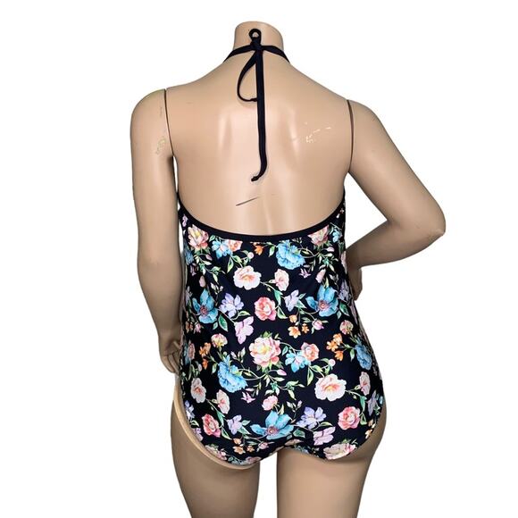 Kenneth Cole Reaction Swimsuit Floral Multicolored Print Padded Size 3X - Picture 11 of 16